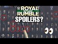 MAJOR ROYAL RUMBLE SURPRISE SPOILERS BY WWE 