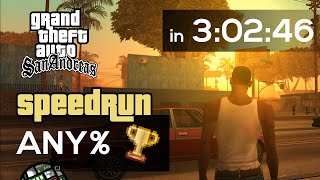 GTA San Andreas Speedrun  Any% in 3:02:46 (Former World Record)