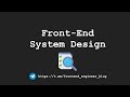 [Front-End System Design] - Typeahead Widget