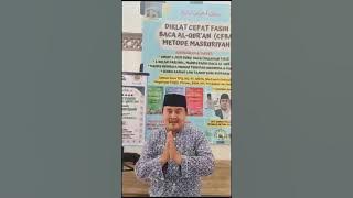 UCAPAN TERIMAKASIH Pendiri Masruriyah kepada Pengembang Metode Masruriyah di Kalimantan Selatan