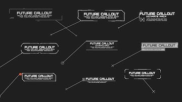 Modern Callout Packs : (Mogrt) Premiere Pro template