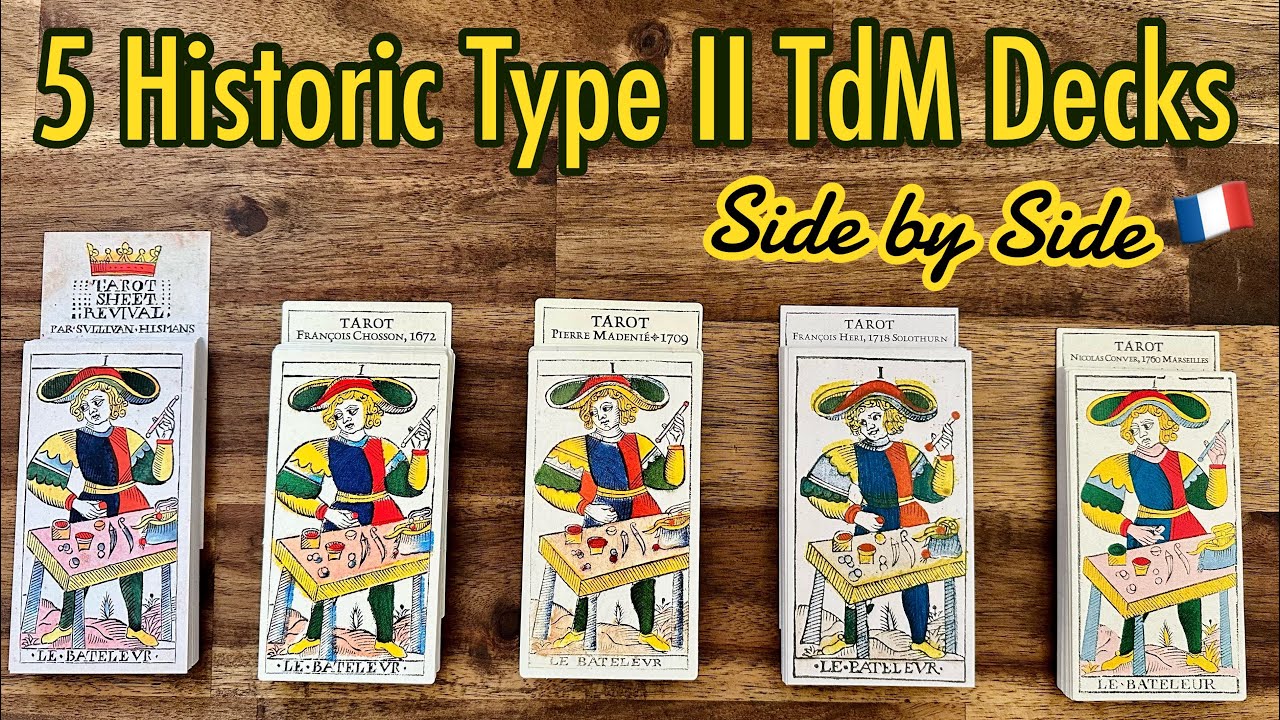 Tarot de Marseille COMPARISON: GS/F. Chosson 1672~ P. Madenie 1709