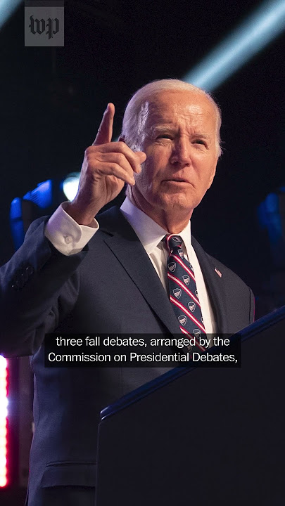 President Biden accepts Trump's debate challenge