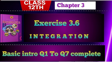 Exercise 3.6 ||Class12th |ex3.6federal board maths|Class12 || ex 3.6 || Q1 To Q7