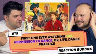 First Time Ever Reacting to 'Permission to Dance' MV, Live Performance & Dance Practice! #bts #kpop
