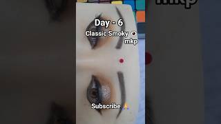 classic Smoky 👁 makeup tutorial ✨️ #eyemakeup #viralshorts #makeuptutorial