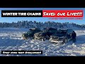 Winter Tires Chains Saved our Lives! (A Film about forgotten survival gear)