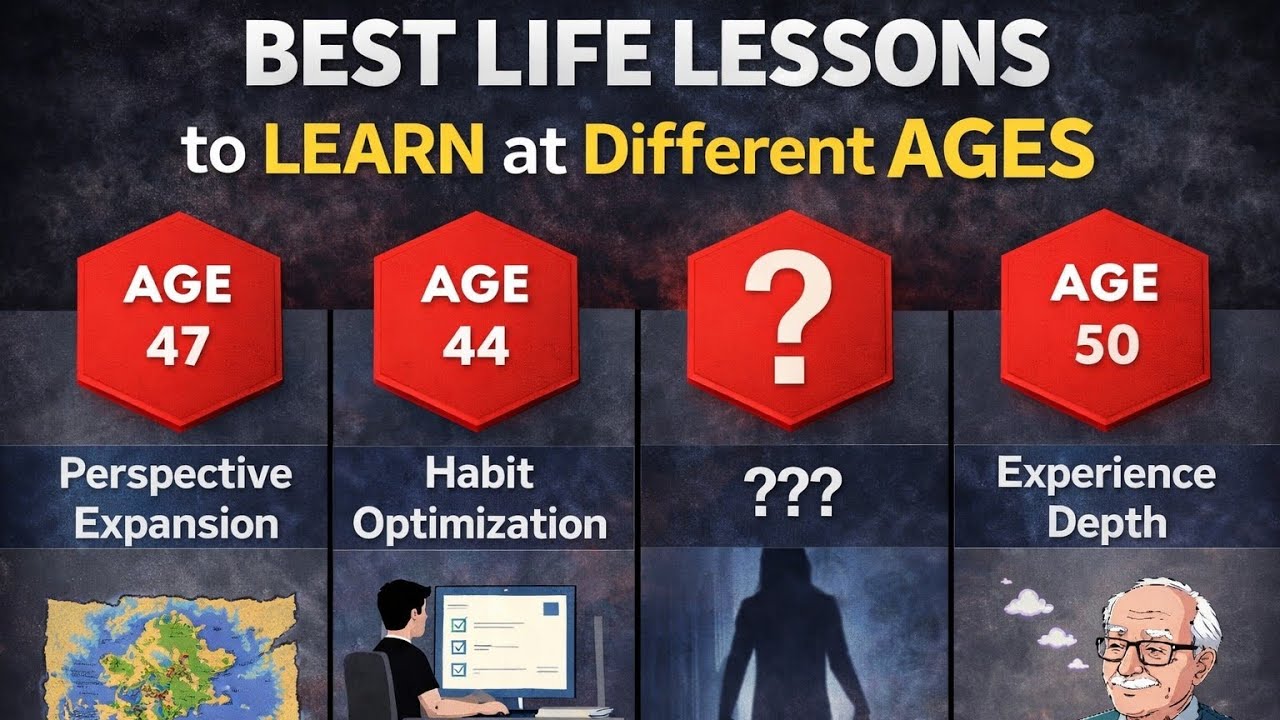 What You Learn Each Year Until Age 60 📚 (Life Timeline Ranked)