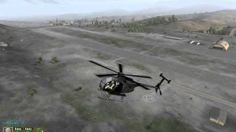 ArmA 2 Fun with Little Bird
