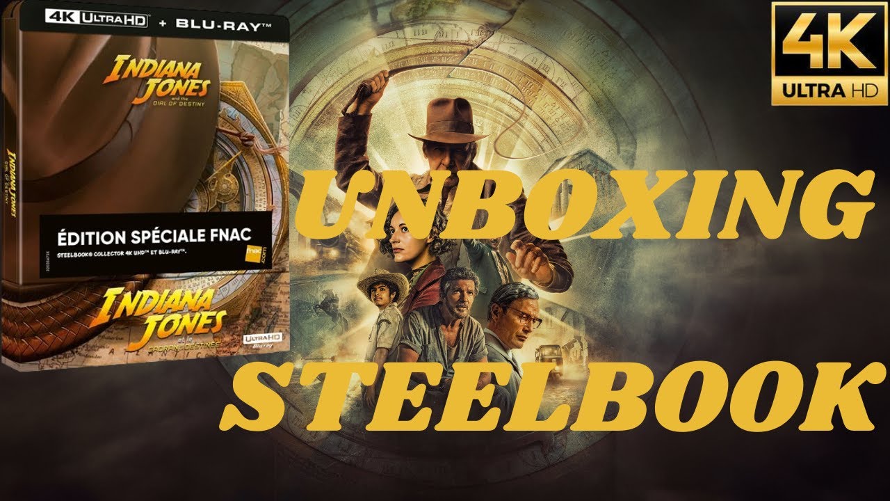 steelbook Indiana Jones et le Cadran de la destinée