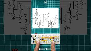 Registrador de 8 bits - 74HC165. 👷🏼‍♂️ #pelectronic #electronica #pelectronicec #electronic #hobby