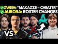Aurora: CHANGES, Zweih: ACCUSES Makazze of CHEATING (again), blameF to BIG, s1mple &amp; rain | CS2 News