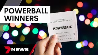 Brisbane woman $100 million richer after record-breaking Powerball jackpot win | 7 News Australia