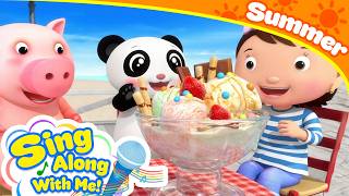summer ice cream ice cream song karaoke sing along me kids