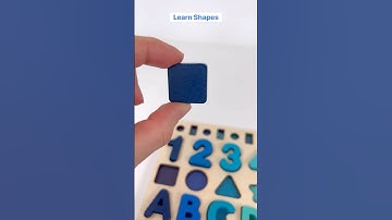 Learn Shapes! Wooden Puzzle! Educational Videos for Kids! ⭐️ #learnshapes