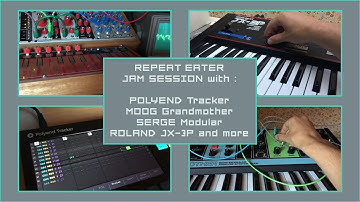 Repeat Eater | Jam with Polyend Tracker, Moog Grandmother, Serge Modular, Roland JX-3P and more...