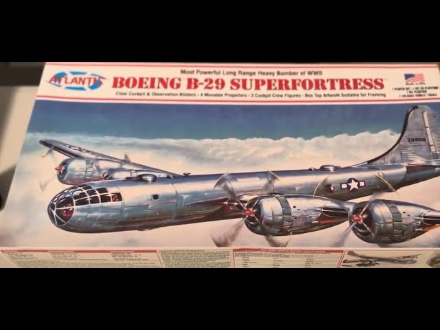 Atlantis Boeing B-29 Super Fortress 1:120 - 2021 Plastic Model Kit