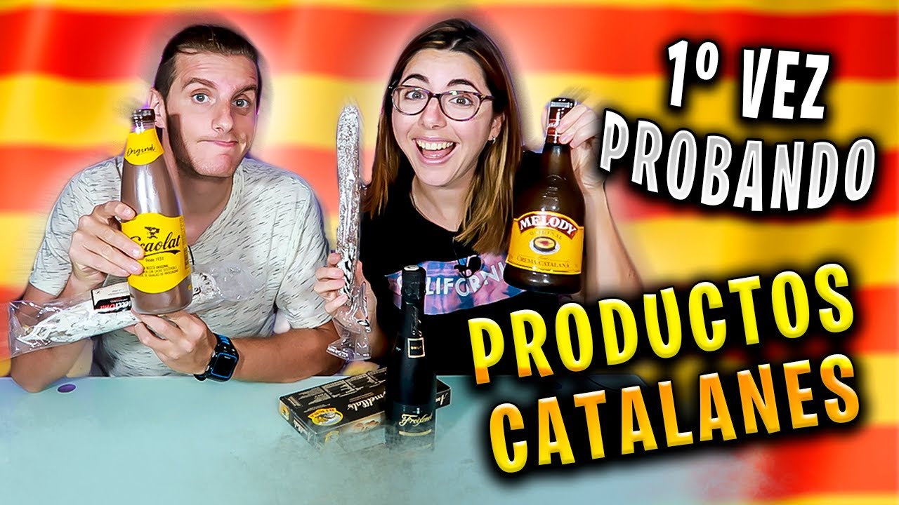 PROBAMOS PRODUCTOS de BARCELONA (1º VEZ😁)// Seba y Chechu