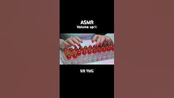 방울토마토 키보드 Typing on a Cherry Tomato Keyboard – ASMR Clicks 🍅⌨️