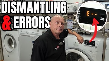 GEHEIME diagnosemodus van de Beko-wasmachine: alle foutcodes (E01-E18) en volledige demontage