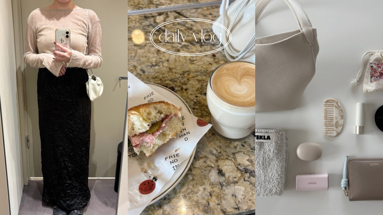 Tokyo diary | autumn mood🍂💌表参道,自由が丘,不動前カフェ / what's in mybag