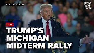 LIVE: President Trump rallies in Michigan ahead of state's November Election Update