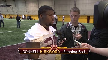 Gophers Football Spring Practice: Day One