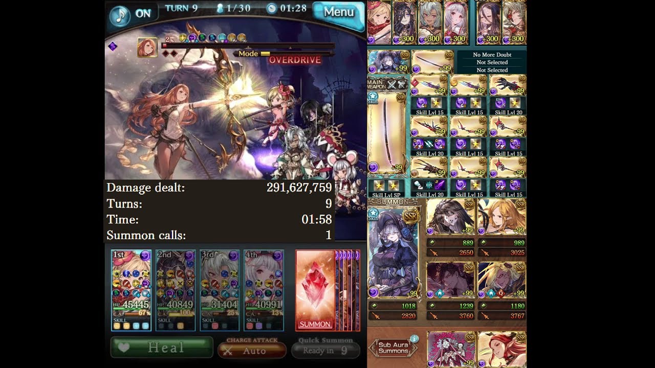 Granblue Fantasy Dark Gw Nm150 Magna Kengo 1 58 Unbuffed グラブル 闇古戦場 150hell マグナ剣豪 手動 1分58秒 バフ無し Youtube