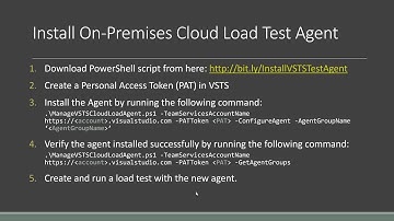 Visual Studio Team Services Cloud Load Test Agent