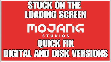 Quick fix of Minecraft PS4 stuck on the Red Mojang loading screen