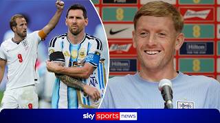Jordan Pickford previews England's mammoth World Cup semi-final with Argentina