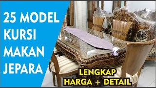 GALERI KURSI MAKAN JATI 2024-2025 TERBARU TERLENGKAP DENGAN HARGANYA