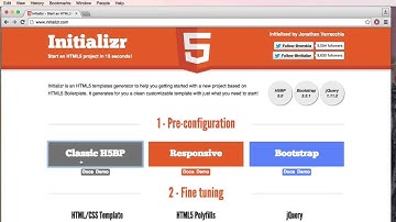 Downloading HTML5 Boilerplate  (The fastest way to start a HTML5 Project)