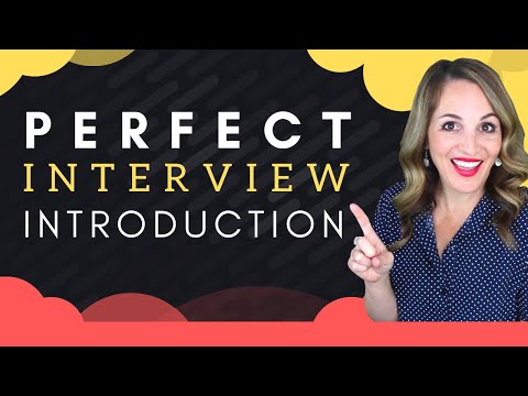 Video: How To Introduce Yourself To An Employer