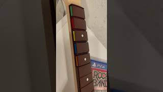 Ps4 rock band guitar and game