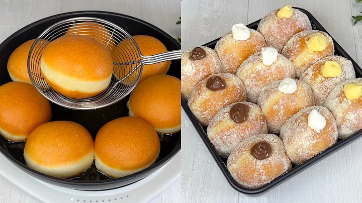 How To Make The Best Trending Milky Doughnuts + 3 Filling Recipe