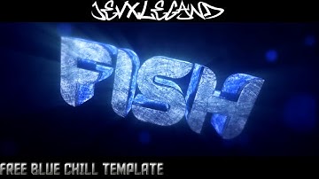 Free Blue Chill Intro Template(My Best C4D?) CuriousLife,Template Machine ReUpload This Template :O