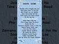 Jaye sajna #lyrics #music #dhurandhar #satindersartaaj #shorts #fyp #viral #trending