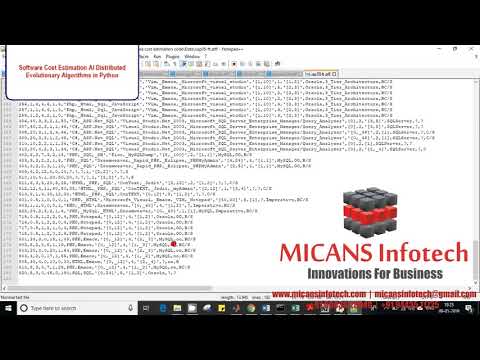 PYTHON SOURCE CODE for Software Cost Estimation AI Distributed Evolutionary Algorithm