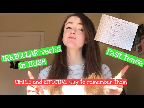 IRREGULAR VERBS (past tense) in IRISH/ as GAEILGE