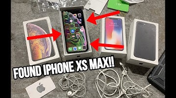 FOUND BRAND NEW iPHONE XS MAX!! DUMPSTER DIVING APPLE STORE!!