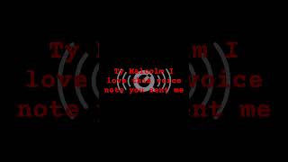 Malcolm Todd exclusive voice note he  #song #shorts #malcolmtodd #secret #unreleased #pensylvania