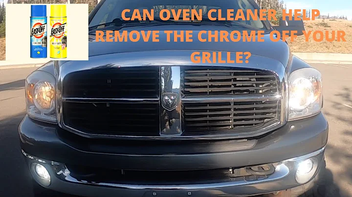 Removing the "Chrome" of the grille of my Cummins and paint matching it. - DayDayNews