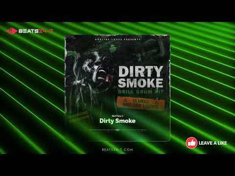 Free Drill Sample Pack / Drill Melody Loops Kit 2024 "Dirty Smoke" Free Drill Drum Kit Samples