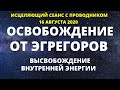 ОСВОБОЖДЕНИЕ ОТ ЭГРЕГОРОВ. ОЧИЩЕНИЕ СОЗНАНИЯ И ВЫСВОБОЖДЕНИЕ ЭНЕРГИЙ