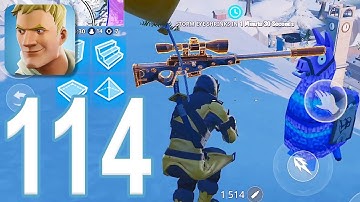 Fortnite Chapter 1 Mobile - Gameplay Walkthrough Part 114 - Solo Win (iOS, Android)