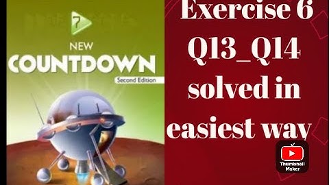 oxford || new countdown book 7 second edition | chapter 6 Exercise 6 | Q13_Q14 solved in easiest way