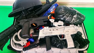 A Box-Filled Toy Weapons Rifles Weapon Equipment