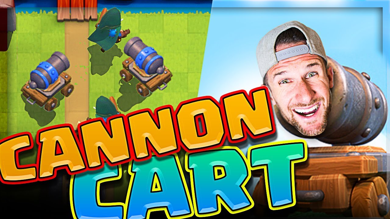 IT WORKS!! • Awesome Cannon Cart Deck Clash Royale YouTube
