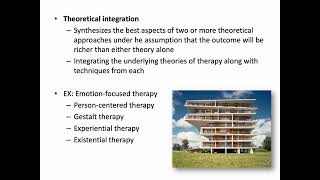 COUN 4500 Chapter 15: An Integrative Approach Profile